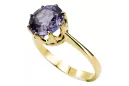 Ring Vintage Jewlery Alexandrite 14K Yellow gold vrc157y